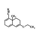 CAS#: 106272-63-3, 6-Ethoxy-8alpha-Methyl-3,7,8,8alpha-Tetrahydro-1-Naphthalenecarbonitrile