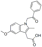 CAS#: 106287-90-5, 5-Methoxy-2-Methyl-1-(2-Oxo-2-Phenylethyl)-1H-Indole-3-Aceticacid