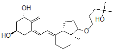 CAS#: 106315-28-0, 1,25-Dihydroxy-21-Nor-20-Oxavitamin D3