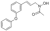 CAS#: 106328-57-8, N-Hydroxy-N-[(E)-3-[3-(phenoxy)phenyl]prop-2-enyl]ethanamide