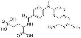 CAS#: 106351-99-9, 2-[[4-[(2,4-Diaminopteridin-6-Yl)Methylamino]Benzoyl]Amino]-4-Phosphono-Butanoic Acid