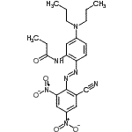 CAS#: 106359-94-8, N-{2-[(E)-(2-Cyano-4,6-Dinitrophenyl)Diazenyl]-5-(Dipropylamino)Phenyl}Propanamide