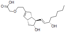 CAS#: 106402-09-9, 2-[2-[(3aS,5R,6R,6aS)-5-Hydroxy-6-[(E,3S)-3-Hydroxyoct-1-Enyl]-1,3A,4,5,6,6alpha-Hexahydropentalen-2-Yl]Ethoxy]Acetic Acid