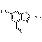 CAS#: 106429-22-5, 2-Amino-6-Methyl-1,3-Benzothiazole-4-Carbaldehyde