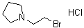 CAS 登录号：106536-48-5， 1-(2-溴乙基)吡咯烷盐酸盐(1:1)