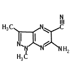 CAS#: 106538-01-6, 6-Amino-1,3-Dimethyl-1H-Pyrazolo[3,4-b]Pyrazine-5-Carbonitrile