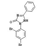 CAS#: 106538-35-6, 1-(2,4-Dibromophenyl)-3-Phenyl-1H-1,2,4-Triazol-5-Ol