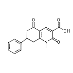 CAS#: 106551-78-4, 2-Hydroxy-5-Oxo-7-Phenyl-5,6,7,8-Tetrahydro-3-Quinolinecarboxylic Acid