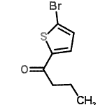 CAS 登录号：106652-43-1， 1-(5-溴-2-噻吩基)-1-丁酮