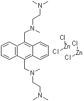 CAS#: 106682-14-8, N<Sup>1</Sup>,N<Sup>1</Sup>'-[9,10-Anthracenediylbis(Methylene)]Bis(N<Sup>1</Sup>,N<Sup>2</Sup>,N<Sup>2</Sup>-Trimethyl-1,2-Ethanediamine) - Dichlorozinc (1:2)