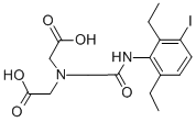 CAS#: 106719-74-8, 2-[Carboxymethyl-[2-[(2,6-Diethyl-3-Iodophenyl)Amino]-2-Oxoethyl]Amino]Acetic Acid