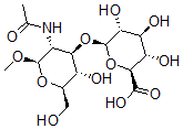 CAS#: 106759-09-5, (2S,3S,4S,5R,6R)-6-[(2R,3S,4R,5R,6R)-5-Acetamido-3-Hydroxy-2-(Hydroxymethyl)-6-Methoxyoxan-4-Yl]Oxy-3,4,5-Trihydroxyoxane-2-Carboxylic Acid