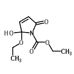 CAS#: 106788-24-3, Ethyl 2-Ethoxy-2-Hydroxy-5-Oxo-2,5-Dihydro-1H-Pyrrole-1-Carboxylate