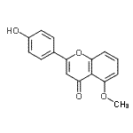 CAS#: 106848-87-7, 2-(4-Hydroxyphenyl)-5-Methoxy-4H-Chromen-4-One