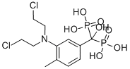 CAS#: 106871-13-0, [[3-[Bis(2-Chloroethyl)Amino]-4-Methylphenyl]-Hydroxy-Phosphonomethyl]Phosphonic Acid