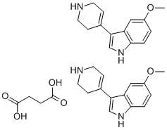 CAS#: 107008-28-6, 5-Methoxy-3-(1,2,5,6-Tetrahydro-4-Pyridinyl)-1H-Indole Hemisuccinate