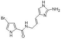 CAS#: 107019-95-4, N-[(E)-3-(2-Amino-3H-Imidazol-4-Yl)Prop-2-Enyl]-4-Bromo-1H-Pyrrole-2-Carboxamide