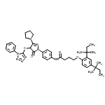 CAS 登录号：107047-27-8， 4-[2,4-二(2-甲基-2-丁烷基)苯氧基]-N-(4-{5-氧代-4-[(1-苯基-1H-四唑-5-基)硫基]-3-(1-吡咯烷基)-4,5-二氢-1H-吡唑-1-基}苯基)丁酰胺