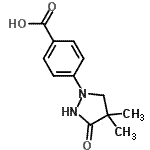 CAS#: 107144-30-9, 4-(4,4-Dimethyl-3-Oxo-1-Pyrazolidinyl)Benzoic Acid