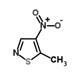 CAS#: 1073-19-4, 5-Methyl-4-Nitro-1,2-Thiazole