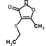 CAS#: 107403-19-0, 4-(Ethylsulfanyl)-5-Methyl-1,2-Oxazol-3(2H)-One