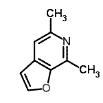 CAS#: 107470-41-7, 5,7-Dimethylfuro[2,3-c]Pyridine