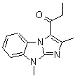 CAS#: 107486-21-5, 1-(2,9-Dimethyl-9H-Imidazo[1,2-a]Benzimidazol-3-Yl)-1-Propanone
