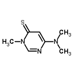 CAS#: 1075-43-0, 6-(Dimethylamino)-3-Methyl-4(3H)-Pyrimidinethione