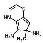 CAS#: 107586-83-4, 6-Methyl-4,6-Dihydrocyclopenta[b][1,4]Thiazine-5,6-Diamine