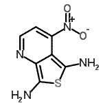 CAS#: 107586-87-8, 4-Nitrothieno[3,4-b]Pyridine-5,7-Diamine