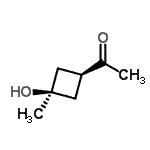 CAS#: 107693-34-5, 1-(cis-3-Hydroxy-3-Methylcyclobutyl)Ethanone