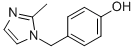 CAS 登录号：107700-98-1， 4-[(2-甲基咪唑-1-基)甲基]苯酚