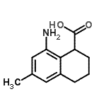 CAS#: 107757-20-0, 8-Amino-6-Methyl-1,2,3,4-Tetrahydro-1-Naphthalenecarboxylic Acid