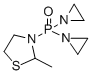 CAS#: 1078-79-1, 3-(Bis(1-aziridinyl)phosphinyl)-2-methylthiazolidine