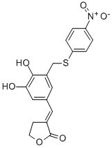 CAS#: 107803-27-0, (3E)-3-[[3,4-Dihydroxy-5-[(4-Nitrophenyl)Sulfanylmethyl]Phenyl]Methylidene]Oxolan-2-One