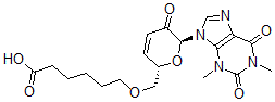 CAS#: 107838-94-8, 6-[[(2S,6S)-6-(1,3-Dimethyl-2,6-Dioxopurin-9-Yl)-5-Oxo-2H-Pyran-2-Yl]Methoxy]Hexanoic Acid