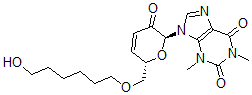 CAS#: 107838-98-2, 9-[(2S,6S)-6-(6-Hydroxyhexoxymethyl)-3-Oxo-6H-Pyran-2-Yl]-1,3-Dimethylpurine-2,6-Dione