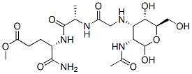CAS 登录号：107910-43-0， 甲基(4S)-4-[[(2S)-2-[[2-[[(3R,4S,5S,6R)-3-乙酰氨基-2,5-二羟基-6-(羟基甲基)四氢吡喃-4-基]氨基]乙酰基]氨基]丙酰]氨基]-5-氨基-5-氧代戊酸酯