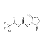 CAS 登录号：107960-02-1， 1-{[(1,2,2,2-四氯乙氧基)羰基]氧基}-2,5-吡咯烷二酮