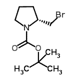 CAS#: 107971-05-1, 2-Methyl-2-Propanyl (2R)-2-(Bromomethyl)-1-Pyrrolidinecarboxylate