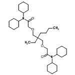 CAS#: 108083-23-4, N,N-Dicyclohexyl-2-[(2-{[2-(Dicyclohexylamino)-2-Oxoethoxy]Methyl}-2-Ethylhexyl)Oxy]Acetamide