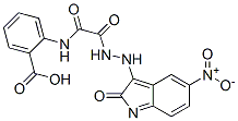 CAS#: 108098-01-7, 2-[[2-[2-(5-Nitro-2-Oxoindol-3-Yl)Hydrazinyl]-2-Oxoacetyl]Amino]Benzoic Acid
