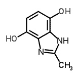 CAS#: 108129-32-4, 2-Methyl-1H-Benzimidazole-4,7-Diol