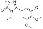 CAS#: 108132-90-7, 4-Ethyl-5-(3,4,5-Trimethoxyphenyl)-2H-1,2,4-Triazol-3-One