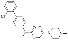 CAS#: 108210-73-7, 2'-Chloro-alpha-Methyl-[1,1'-Biphenyl]-4-Aceticacid 2-(4-Methyl-1-Piperazinyl)-2-Oxoethyl Ester
