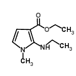 CAS 登录号：108290-92-2， 乙基2-(乙基氨基)-1-甲基-1H-吡咯-3-羧酸酯