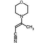 CAS 登录号：108358-06-1， (2E)-3-(4-吗啉基)-2-丁烯腈