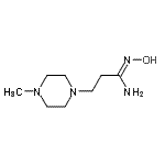 CAS#: 108372-23-2, N-Hydroxy-3-(4-Methyl-1-Piperazinyl)Propanimidamide