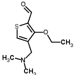 CAS 登录号：108408-49-7， 4-[(二甲基氨基)甲基]-3-乙氧基-2-噻吩甲醛