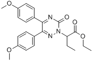 CAS#: 108734-83-4, Ethyl 2-[5,6-Bis(4-Methoxyphenyl)-3-Oxo-1,2,4-Triazin-2-Yl]Butanoate